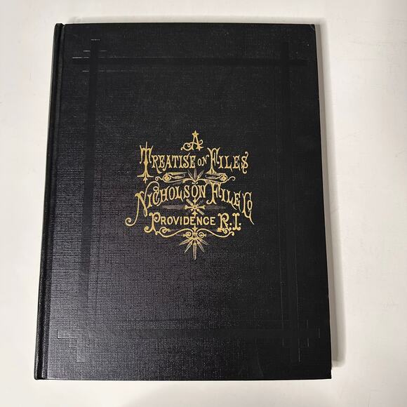 Vintage Nicholson's Treatise On Files and Rasps 1983 Reprint Hardcover Book - Picture 6 of 6